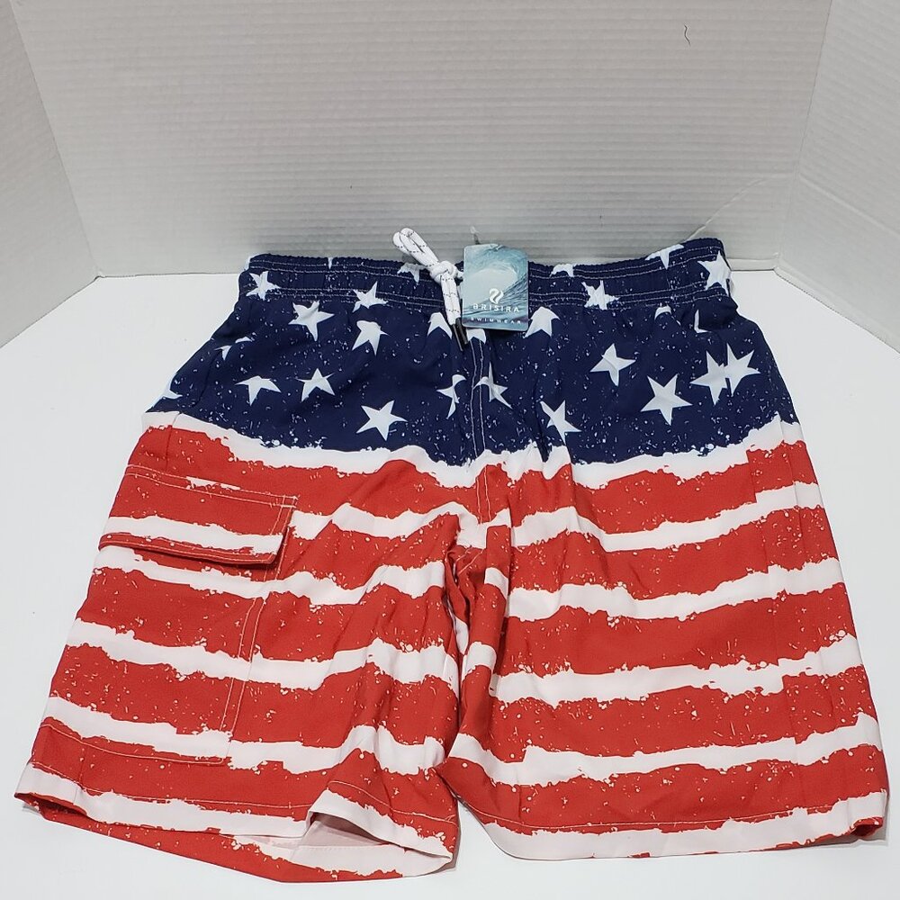 Brisira American Flag Shorts - Men